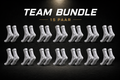 Team Bundle 15x Ascend grips
